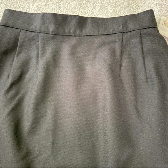 NWT Block Island Petites 7/8 Black 100% pure wool lined pencil skirt - Picture 5 of 12